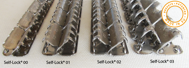 złącze typu Self-Lock [SL] dla taśm tworzywowych PVC i PU